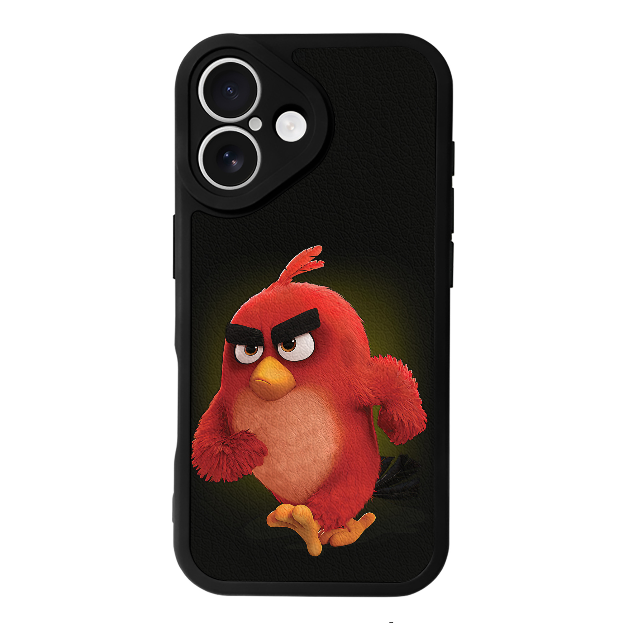 （画像用） Angry Birds アングリーバード 【iPhone 16シリーズ対応】シリコンスマホケース（レザー調） 材質：シリコン